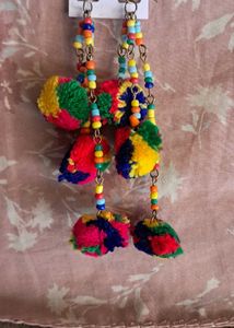 Pompom Earrings