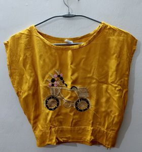 Yellow Top &amp; Jacket For Sale