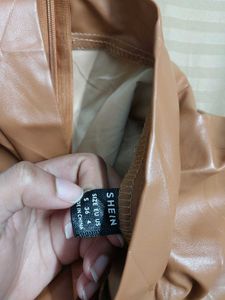 Shein Leather Skirt