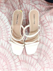 Strappy Blocked Heeled Sandals