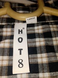 Cute Plaid Ruffle Sleeve Top