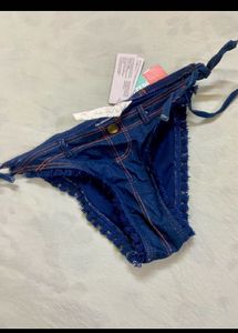 Denim Biki Bottom