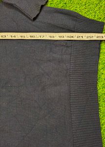 Stylish Black V-Neck Sweater