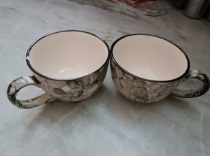 Ceramic Soup Cups &amp; Bowl Set of 2