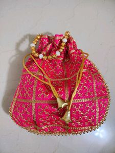 Pretty Embroidered Potli Bags..