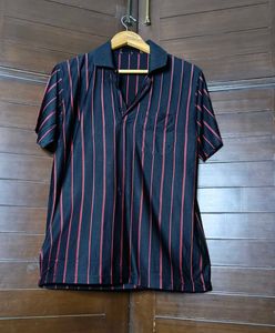 Men Striped Casual Polo Tshirt