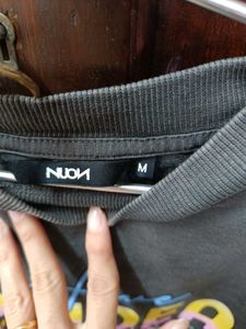Nuon Grey Oversized Sweatshirt