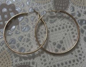 Golden Hoop Earrings