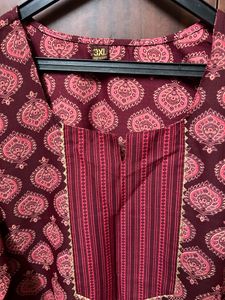 Mauve 3xl Kurta Set