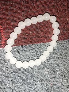 White Beaded Bracelet