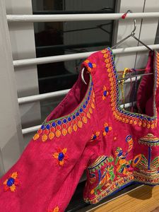 Pink Embroidered Blouse