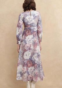 Rareism Floral Print Maxi Dress