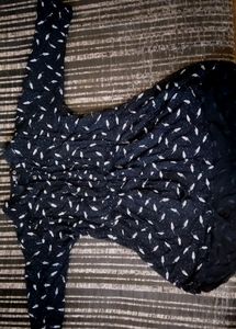 Feather Print Blouse