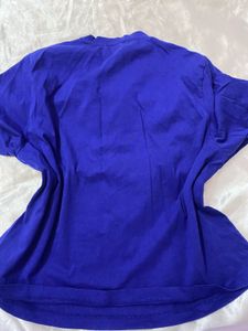 Blue Graphic Print Tee