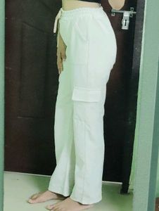 White Cargo Pants