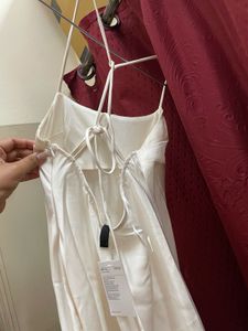 H&amp;M Silk White Dress