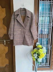 Plaid Blazer