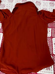 Elegant Brown Tunic Top
