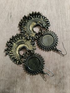 Oxidised Gold Jhumka 💛🧡