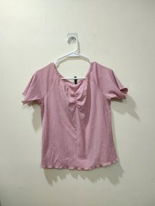 Pink Top In Size M