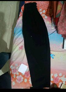 Black Elastic Joggers