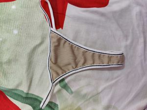 Beige Thong panties (Used)