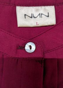 Burgundy Sleeveless Dress