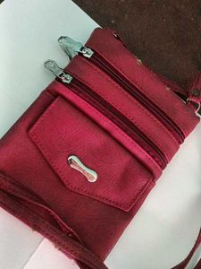Burgundy Crossbody Bag