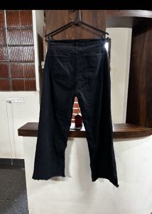 Zudio Black Wide Leg Jeans