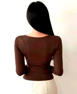 New koren squre neck full sleeve tops for womens