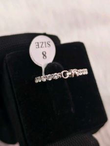 CK Initial Ring 925 silver sterling