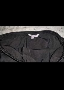 Black Satin Skirt