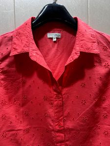 Eyelet Sleeveless Top
