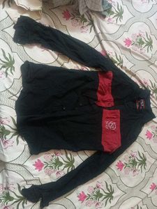 Stylish Black & Red Shirt