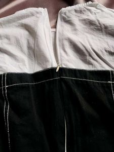 Two-Tone Mini Dress