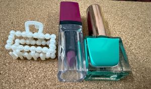 Makeup Bundle: Lipstick, Polish &amp; Hair Clip