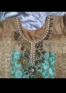 Embellished Pakistani Kurta Set