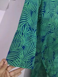 Green Printed Kurti
