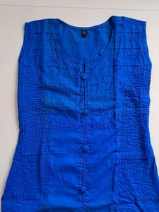 Blue Short Kurta