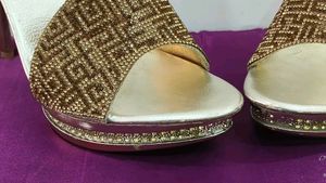 Rhinestone Embellished Sandal