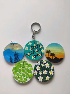 Hand-Painted Keychains