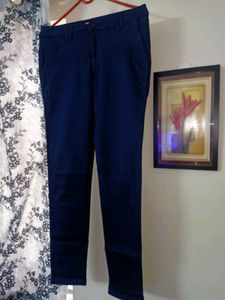Women's MAX Navy Blue Trouser