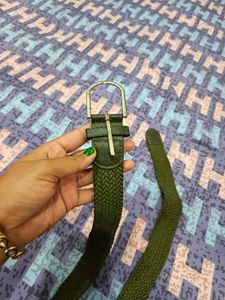 Green Woven Belt