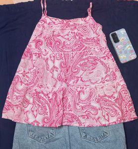 Pink Top (Short Kurta)
