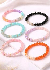 Beaded Charm Bracelet Set of 6