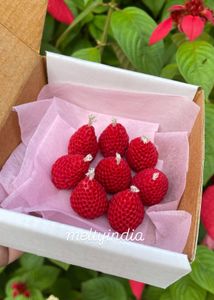 Strawberry Cake Topper Candles
