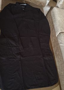 Black Color Men Kurta