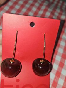 Cherry Drop Earrings