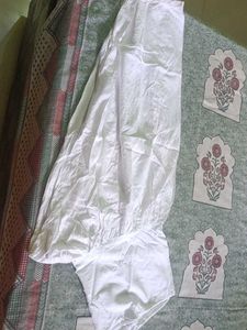 White Cotton Pajama Pants