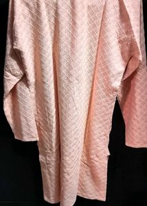 ELEGANT PEACH KURTA